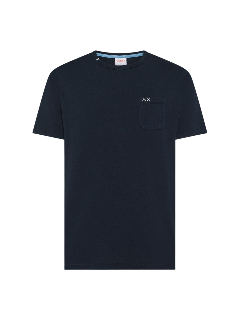 T-shirt Blu Pocket