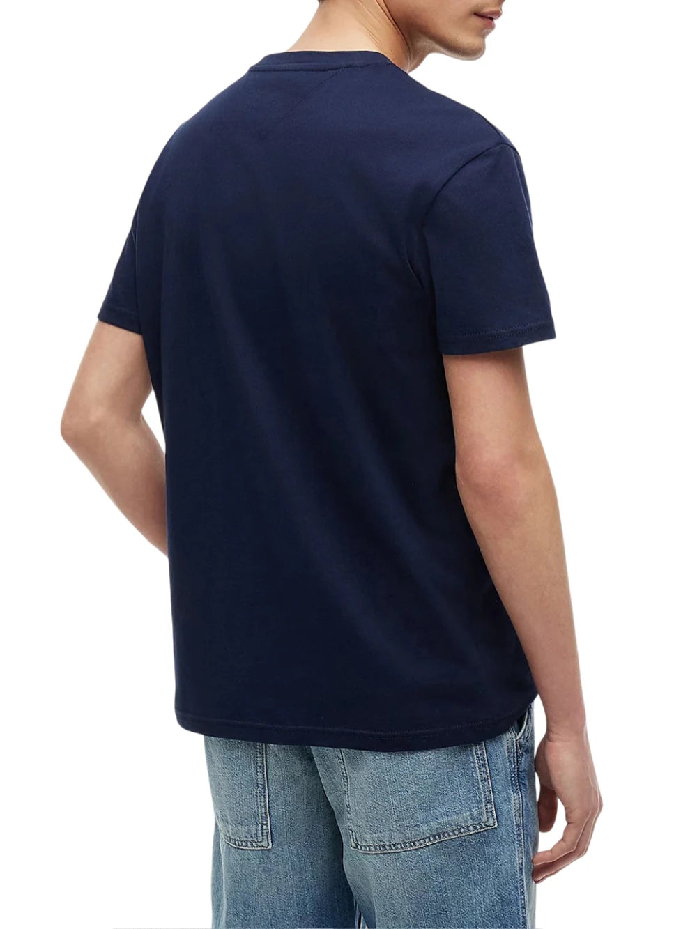 T-shirt Blu Linear Logo