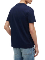 T-shirt Blu Linear Logo