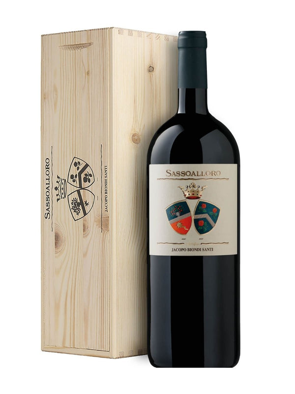Sassoalloro 2018 Doc Magnum 1,5 lt cassa di legno freeshipping - EMME Trends