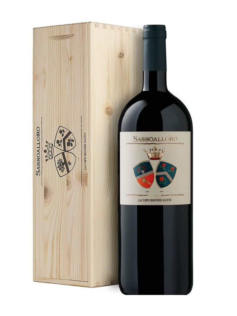 Sassoalloro 2018 Doc Magnum 1,5 lt cassa di legno freeshipping - EMME Trends