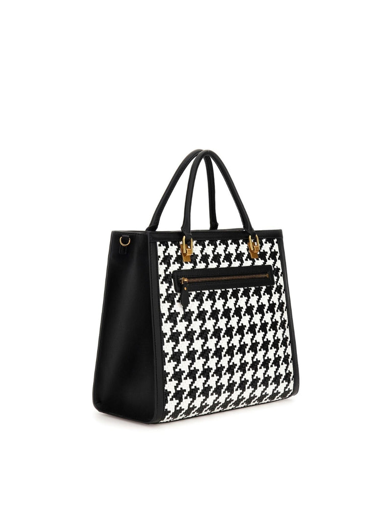 Guess Borsa Donna Nera Bianca Abey HT855823 EMME Trends